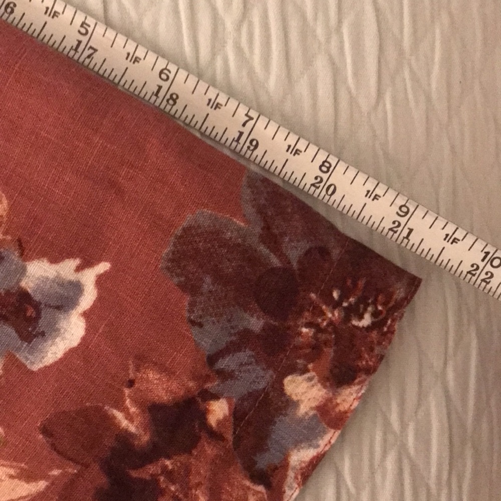 John Mark Linen Floral Blouse Size M - Picture 15 of 16